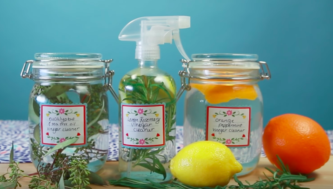 Make these cheap and simple DIY scented vinegar cleaners and your house