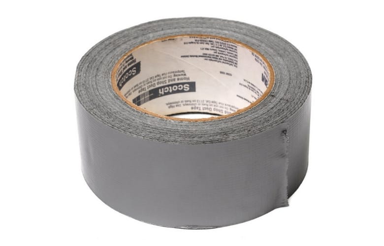 A roll of duct tape only costs a few bucks and it's beyond useful! Here