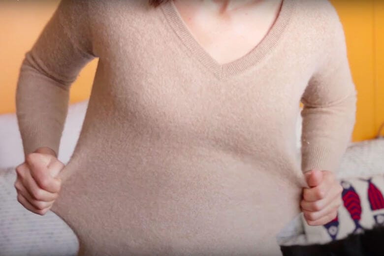 Did your clothes shrink in the wash? Undo the damage with this bathroom